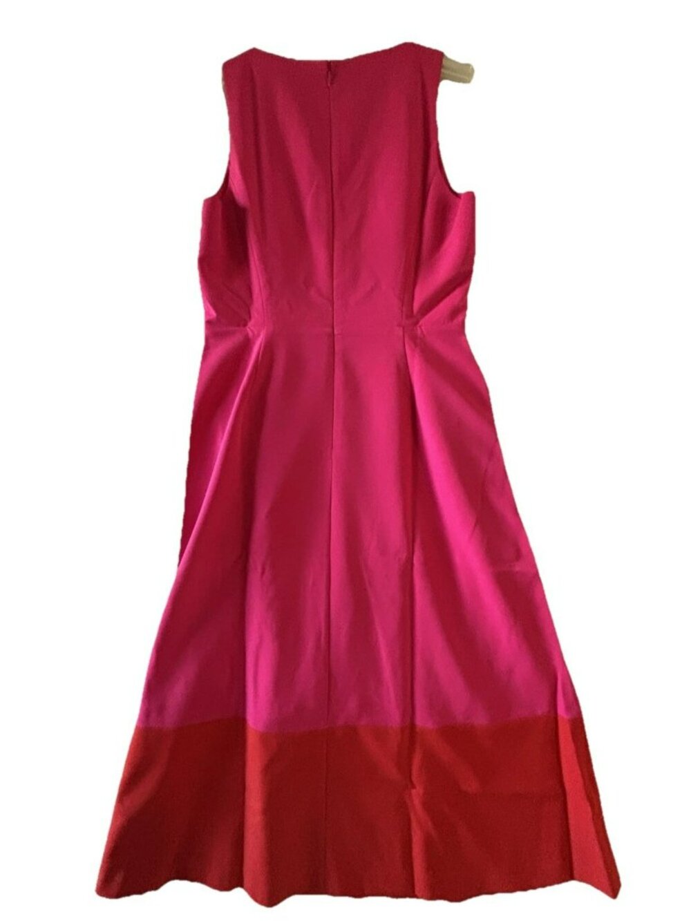Anne Klein Dress Womens 4 Pink Fit & Flare V Neck Sleeveless Cocktail NWT - Picture 7 of 8